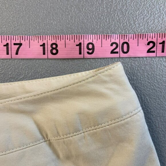 NWT J Jill Stretch Pants In Stone Size 20 Neutral Khaki Tan Minimalist Academia - Picture 8 of 11